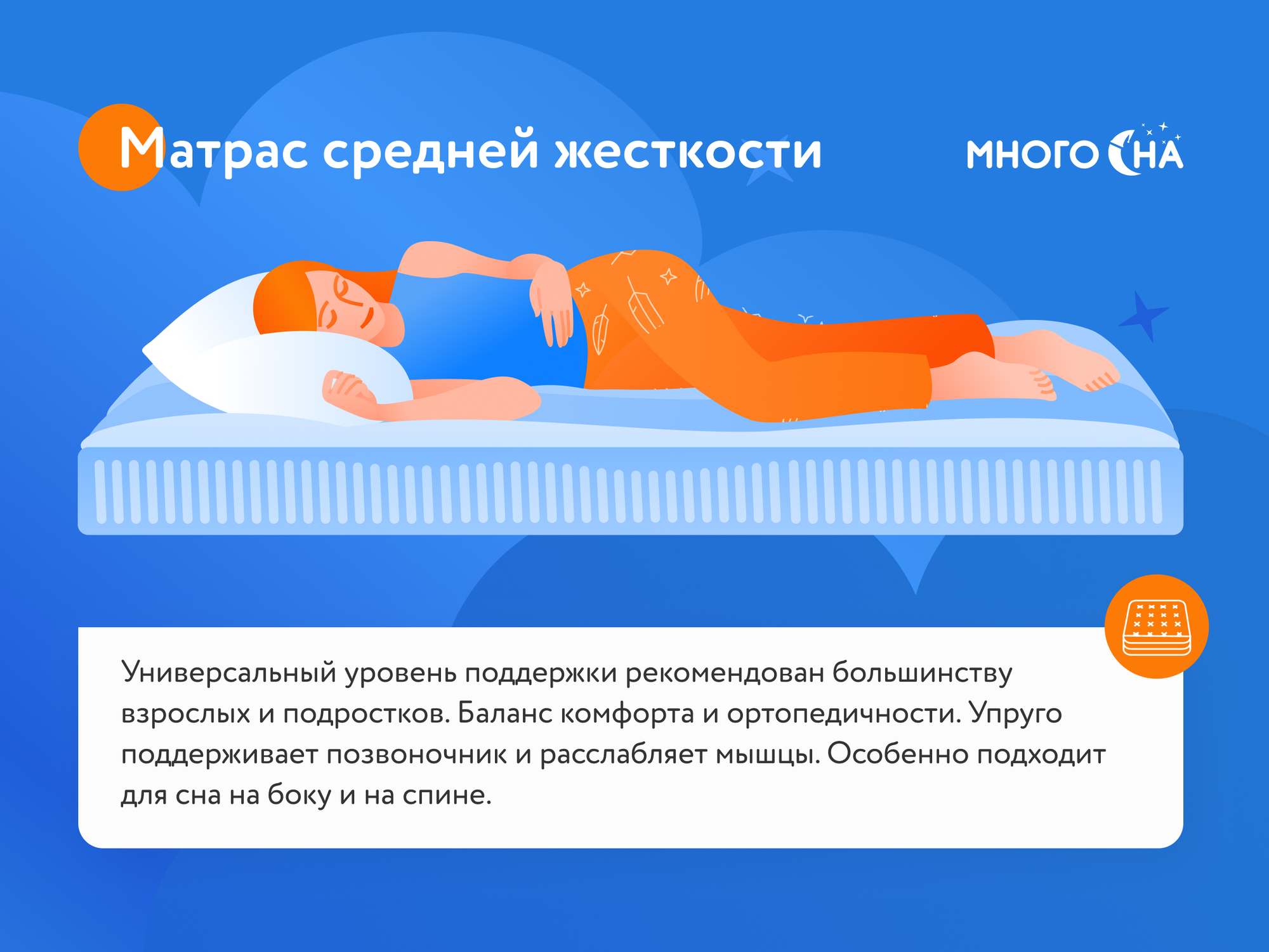 Тонкий матрас Аскона Topper Massage – купить в Хабаровске, цены в  интернет-магазине «МногоСна»